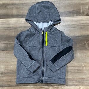$1 - Gray Kids Hoodie with Black Accents